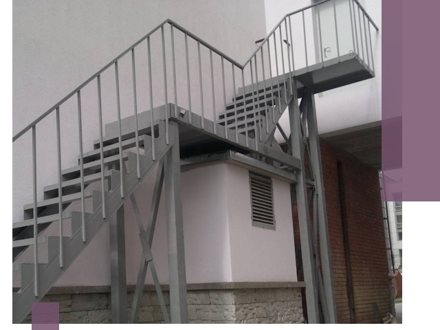 Монтаж пожарных лестниц под ключ в Нальчике с гарантией качества