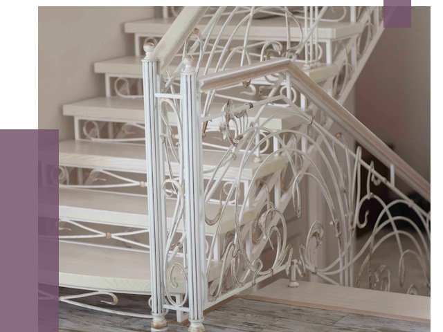 Изготовление кованых лестниц на заказ в Нальчике от 88086 руб. | ПРОЛЁТ-Нль