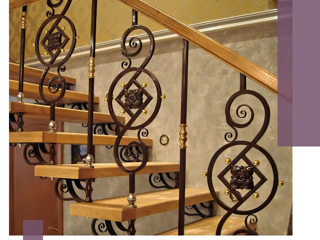 Изготовление кованых лестниц под ключ в Нальчике