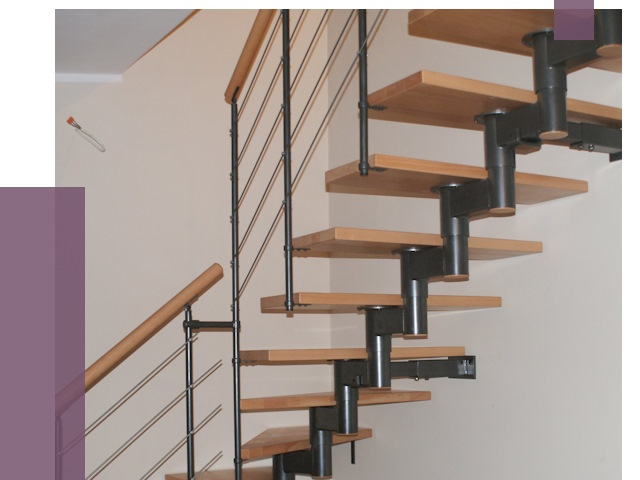 Изготовление модульных лестниц в Нальчике от 11658 руб. 