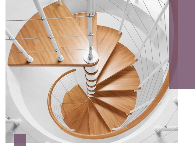 Изготовление винтовых лестниц под ключ в Нальчике