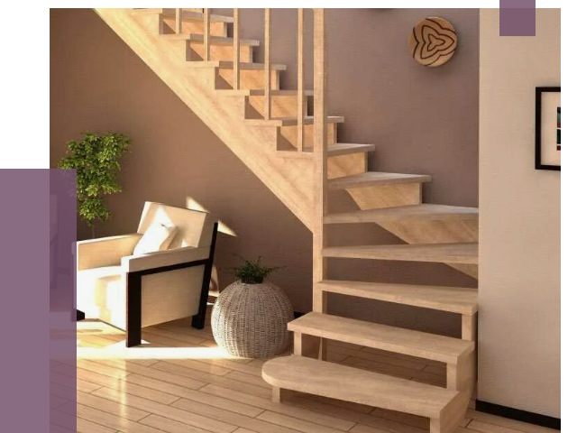 Изготовление Г-образных лестниц в Нальчике от 19172 руб. 