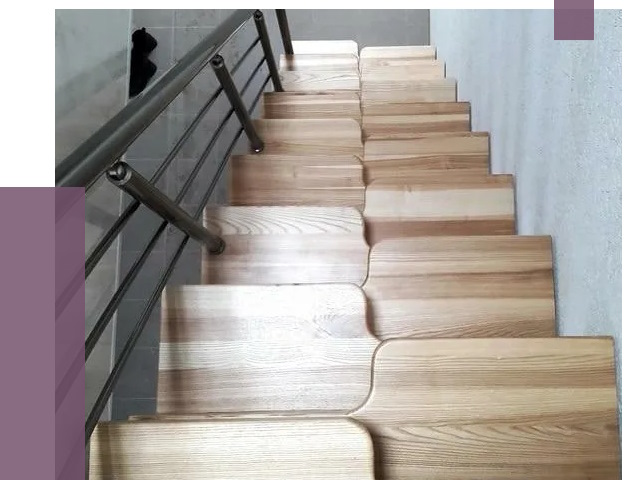 Лестницы гусиный шаг в Нальчике от 13213 руб. под ключ | ПРОЛЁТ-Нль