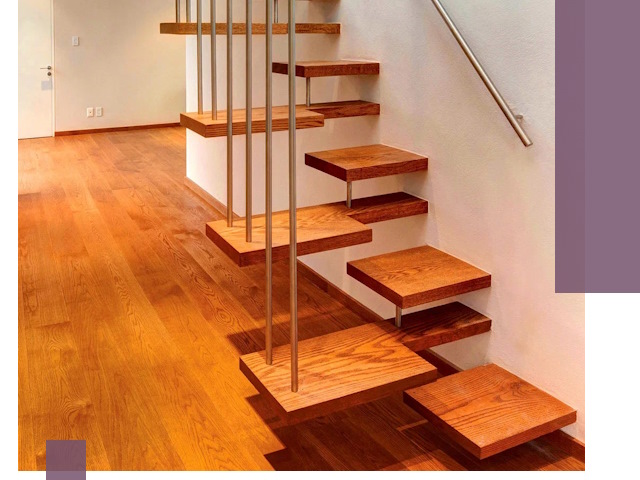 Лестницы «гусиный шаг» на заказ в Нальчике для узких пространств