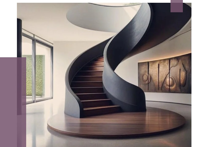 Элитные лестницы под заказ в Нальчике от 191716 руб. — ПРОЛЁТ-Нль