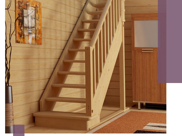 Лестницы эконом класса под ключ в Нальчике — недорого и быстро