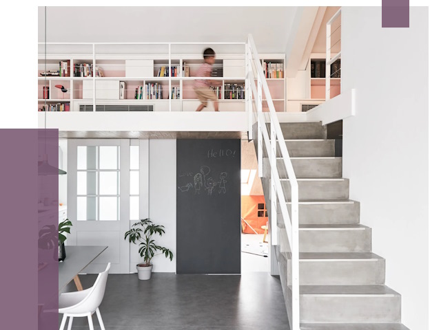 Лестницы для двухуровневой квартиры в Нальчике от 178762 руб. | ПРОЛЁТ-Нль