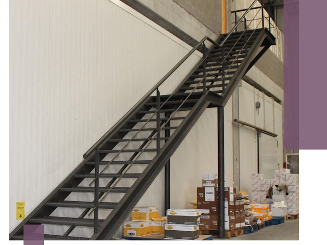 Лестницы для производства в Нальчике — изготовление и монтаж