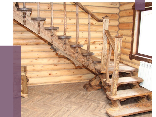 Лестницы в баню в Нальчике от 19379 руб. — изготовление | ПРОЛЁТ-Нль