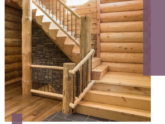 Лестницы в баню под заказ и профессиональный монтаж в Нальчике