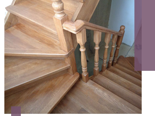 Дубовые лестницы под ключ в Нальчике: изготовление и монтаж