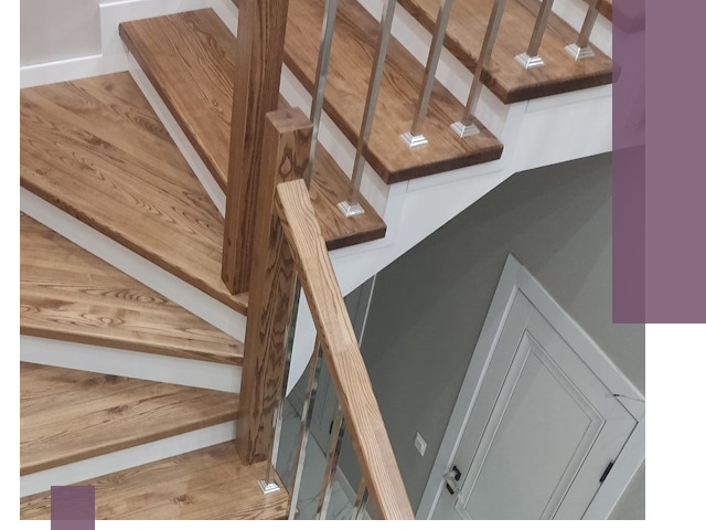 Обшивка металлических лестниц под ключ в Нальчике