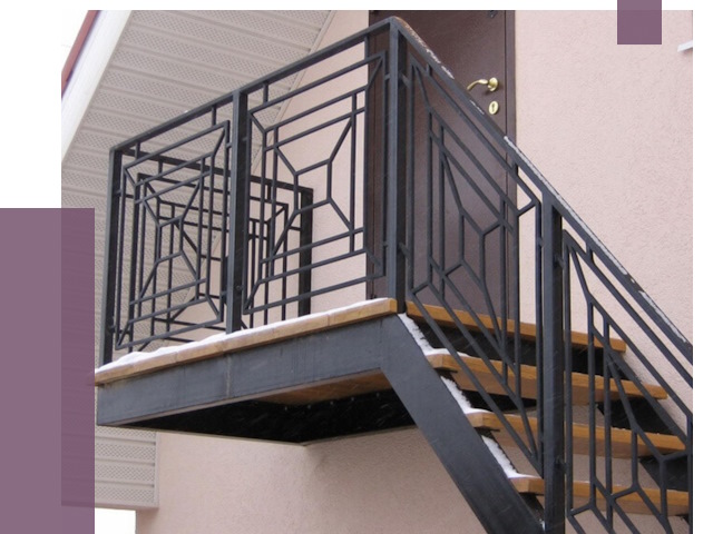 Металлические перила в Нальчике от 4352 руб.  | ПРОЛЁТ-Нль