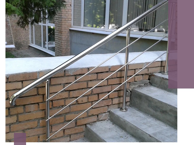 Перила из нержавеющей стали высокого качества в Нальчике