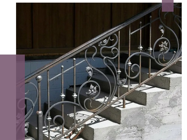 Кованые перила в Нальчике от 8809 руб. под ключ — качество от ПРОЛЁТ-Нль