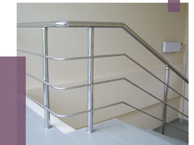 Алюминиевые перила в Нальчике от 6425 руб. под ключ | ПРОЛЁТ-Нль