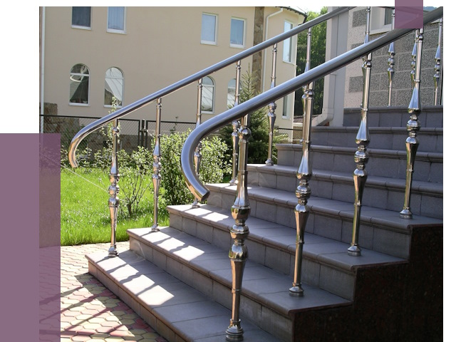 Перила для крыльца в Нальчике от 10881 руб. — монтаж ПРОЛЁТ-Нль