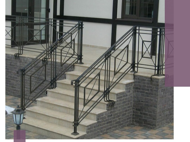 Перила для крыльца в Нальчике — монтаж, изготовление и установка