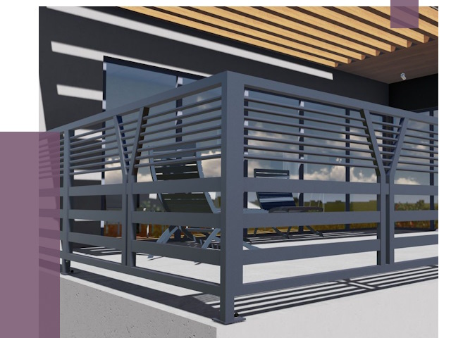 Изготовление балконных ограждений в Нальчике от 10881 руб. | ПРОЛЁТ-Нль