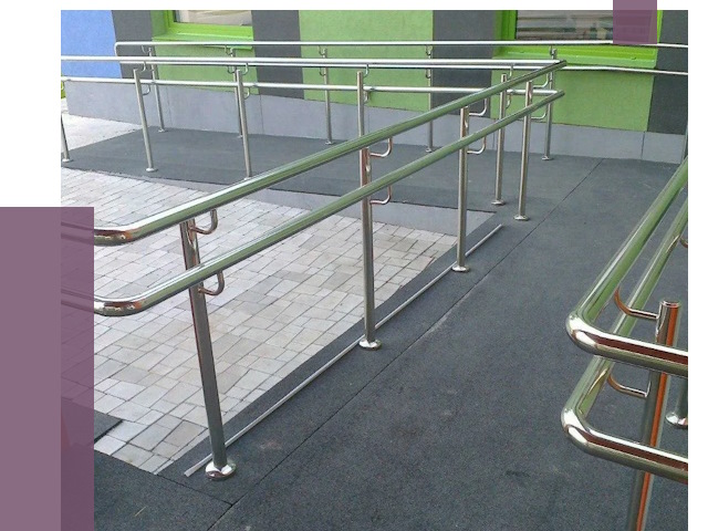 Ограждения пандусов в Нальчике от 4404 руб. монтаж | ПРОЛЁТ-Нль