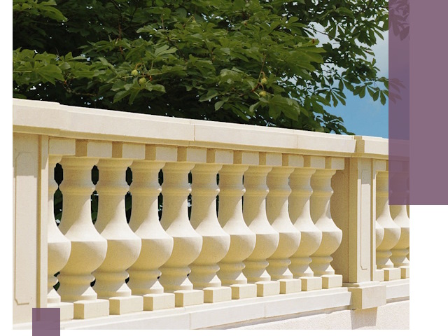 Установка балюстрады в Нальчике: изготовление и монтаж под ключ