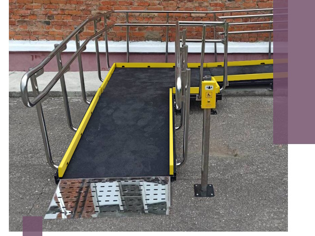 Изготовление наклонных пандусов для инвалидов в Нальчике