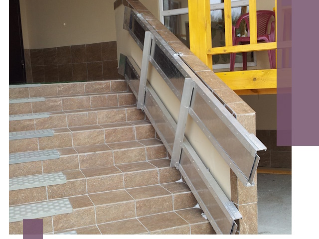 Откидные пандусы под ключ в Нальчике — монтаж и демонтаж