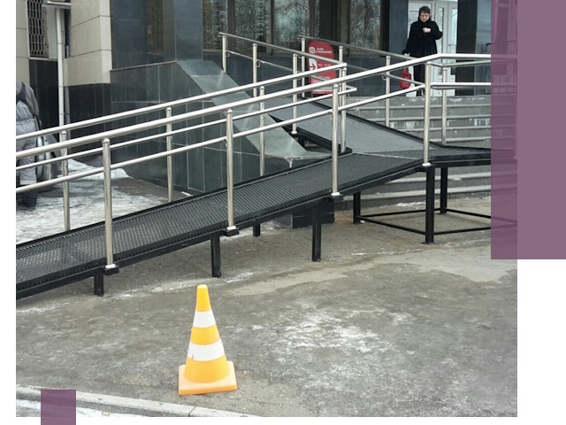 Стационарные пандусы под ключ в Нальчике — изготовление и монтаж