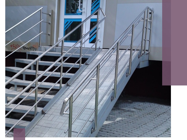 Пандус на крыльцо под ключ в Нальчике: монтаж и изготовление