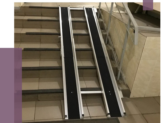 Установка пандуса в подъезд в Нальчике от 8083 руб. под ключ | ПРОЛЁТ-Нль