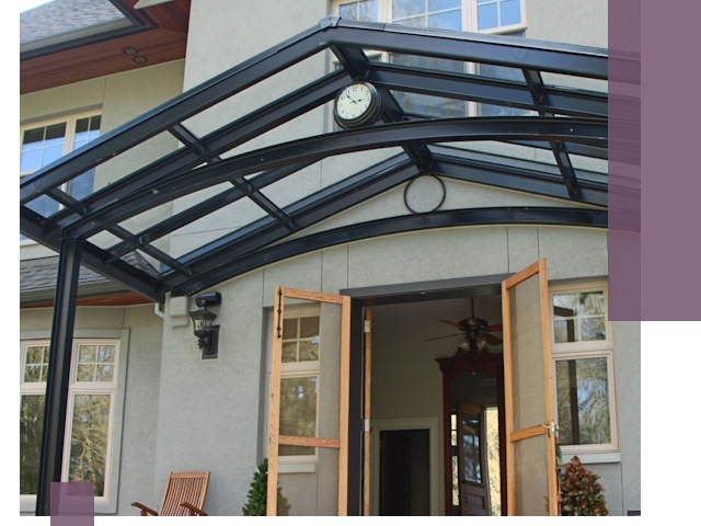 Изготовление и монтаж навесов и козырьков в Нальчике