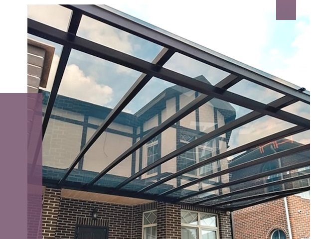 Навесы из поликарбоната в Нальчике от 8726 руб. под ключ — ПРОЛЁТ-Нль