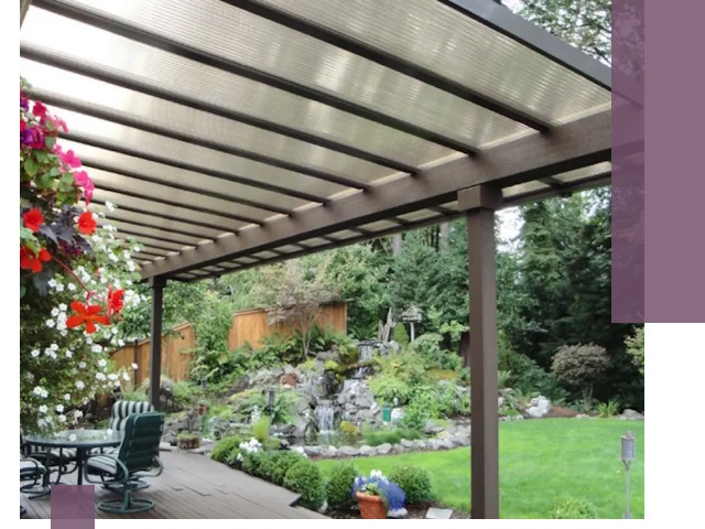 Навесы из поликарбоната под ключ в Нальчике быстро и надёжно