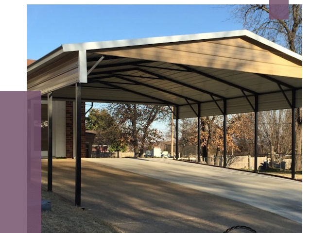 Двускатные навесы в Нальчике от 8135 руб.  | ПРОЛЁТ-Нль