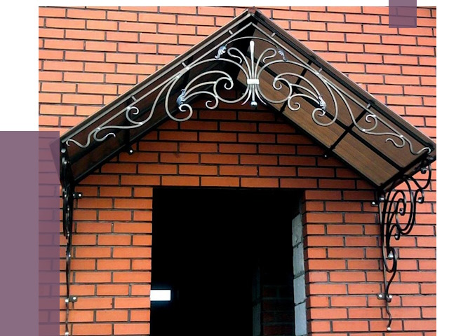 Металлические козырьки в Нальчике от 10829 руб. 