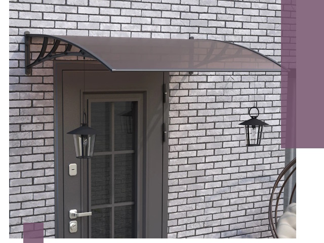 Недорогие козырьки и навесы под ключ в Нальчике