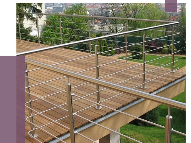 Алюминиевые парапеты в Нальчике под ключ от 7876 руб. 