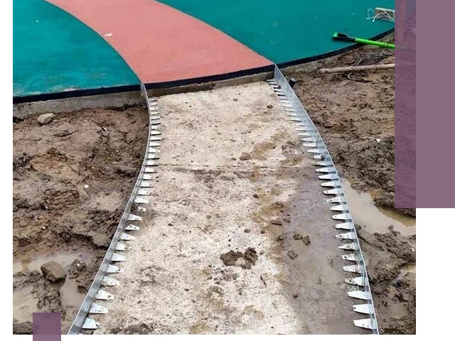 Металлические бордюры для дорожек в Нальчике — монтаж и изготовление