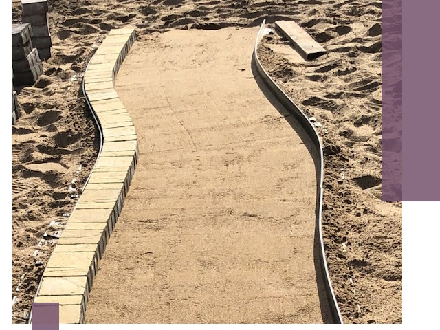 Металлические бордюры для тротуаров в Нальчике — прочные и долговечные