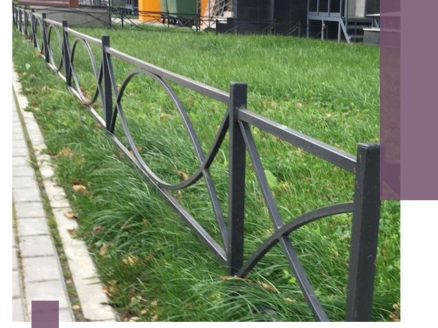 Газонные ограждения из металла в Нальчике — монтаж и продажа