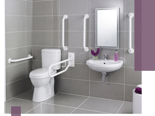 Поручни для санузлов в Нальчике: установка, ремонт и монтаж