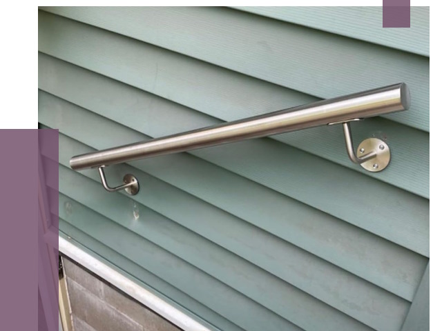 Поручни из нержавеющей стали в Нальчике от 7772 руб.  | ПРОЛЁТ-Нль